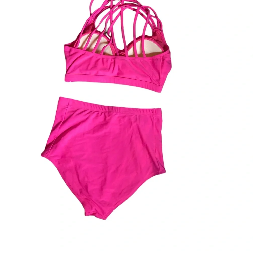 Forever twenty one size XL, high waisted, two-piece swimsuit, side cute …